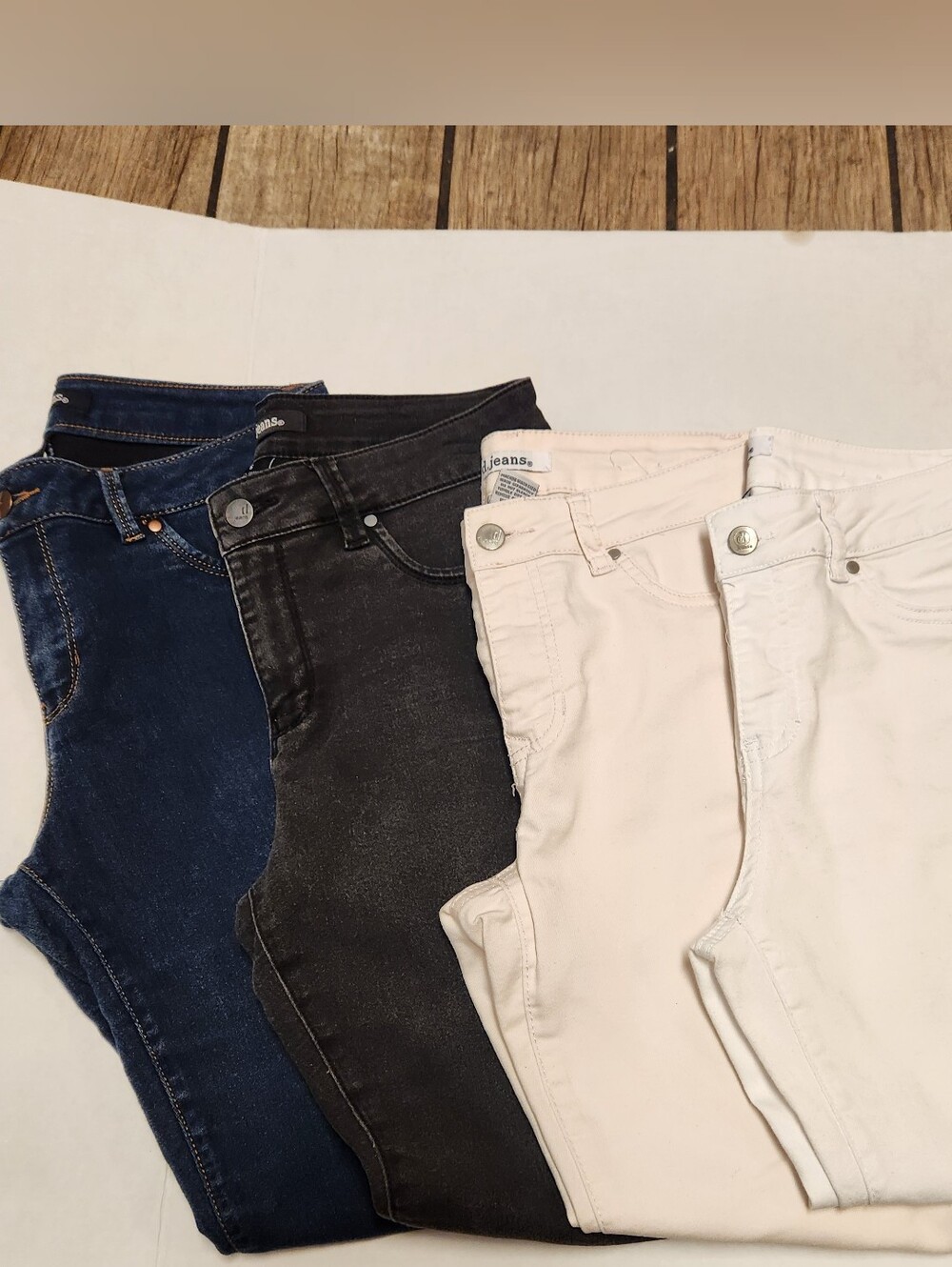 D.Jeans Womens Lot Of 4 Pair Size 6 Jeans Jeggings Skinny Highwaisted